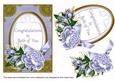 Pblue Rose Congratulations to Both 7x5in Oval Step by Step