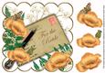 Peach Poppy for the Bride Ink Saver 8in Decoupage Topper