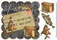 Dad is Best Catch Black Fishing 8in Decoupage Step by Step