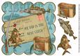 Dad is Best Catch Teal Fishing 8in Decoupage Step by Step