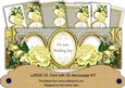 Lemon Rose Your Wedding Day Large Dl Decoupage Card Kit