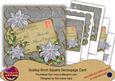 Silver Poinsettia Across Miles 8in Xtreme Decoupage Kit
