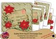 Red Poinsettia Ol Wishing Christmas 8in Xtreme Decoupage Kit