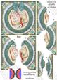 Glory Book Bl Ruffle 5in Side by Side Scallop Stacker