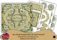 Olive Holly Happy Christmas 8in Rosette Cf Kit