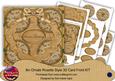 Vtea Holly Seasons Greetings 8in Rosette Cf Kit