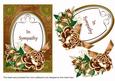 Vtea Rose in Sympathy Oval 7x5in Step by Step