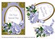 Pblue Rose Special Day Oval 7x5in Step by Step