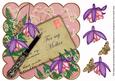 Lilac Pink Fuchsia for My Mother 8in Scallop Step by Step