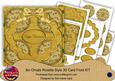 Gold Holly Happy Christmas 8in Rosette Cf Kit