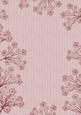 Dusky Pink Stripe Blossom Edge A4 Backing Paper