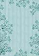 Dusky Teal Stripe Blossom Edge A4 Backing Paper