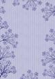 Blue Stripe Blossom Edge A4 Backing Paper