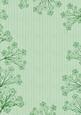 Mid Green Stripe Blossom Edge A4 Backing Paper
