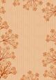 Borange Stripe Blossom Edge A4 Backing Paper
