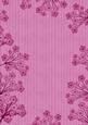 Cerise Stripe Blossom Edge A4 Backing Paper