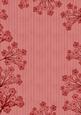 Dark Red Stripe Blossom Edge A4 Backing Paper