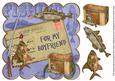 Blue Fishing for My Boyfriend 8in Decoupage Step by Step