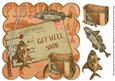 Borange Fishing Get Well Soon 8in Decoupage Step by Step