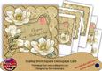Cream Magnolia Your Wedding Day 8in Xtreme Decoupage Kit