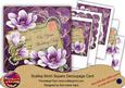 Purple Magnolia Your Wedding Day 8in Xtreme Decoupage Kit