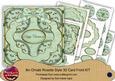 Mint Green Holly Happy Christmas 8in Rosette Cf Kit