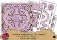 Lilac Holly Magical Christmas 8in Rosette Cf Kit
