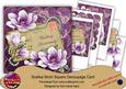 Dark Purple Magnolia Wedding Anniversary 8in Xtreme Cf Kit