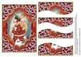 Father Christmas Ornate 7x5in Swirvey Top Bottom Stacker