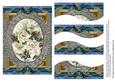 White Rose Ornate 7x5in Swirvey Top Bottom Stacker