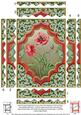 Painted Poppies Ornate 7x5in Wavy Spiral Edge Stacker