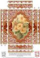 Peach Roses Ornate 7x5in Wavy Spiral Edge Stacker