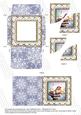 Blue Robin Flake Mini Card Envelope Duo Corner Stacker Aio