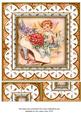 Shoe Fairy Peach Anglaise 8in Picture Sheet Topper