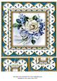 Wedding Rose Anglaise 8in Picture Sheet Topper