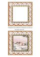 Pink Church Pink Anglaise 5in Card Front and Shaker Frame