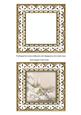 Ice Church Pink Anglaise 5in Card Front and Shaker Frame