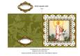 Candle Angel Anglaise 5in Picture Cut and Fold Card