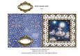 Angels in Sky Anglaise 5in Picture Cut and Fold Card