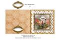 Christmas Lantern Anglaise 5in Picture Cut and Fold Card