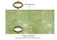 Christmas Lantern Green Plain 5in Cut and Fold Card