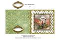 Christmas Lantern Gr Anglaise 5in Picture Cut and Fold Card