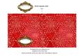 Christmas Lantern Red Plain 5in Cut and Fold Card