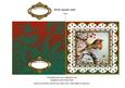 Red Robin Dark Anglaise 5in Picture Cut and Fold Card