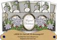 Silver Poinsettia Magical Christmas Large Dl Card Kit