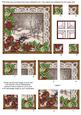 Winter Walk Bronze P 5in All 4 Corner Stacker