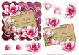 Cerise Magnolia Your Engagement 6in Scallop Step by Step