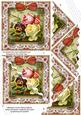 Lace Mixed Bunch 5in Scallop Triangle Corner Stacker