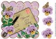 Lilac Pansy 101 Today 8in Scallop Decoupage Step by Step