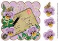 Lilac Pansy 104 Today 8in Scallop Decoupage Step by Step